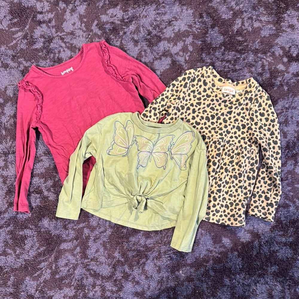 5/$25 4T Long Sleeve Tees Lot x3